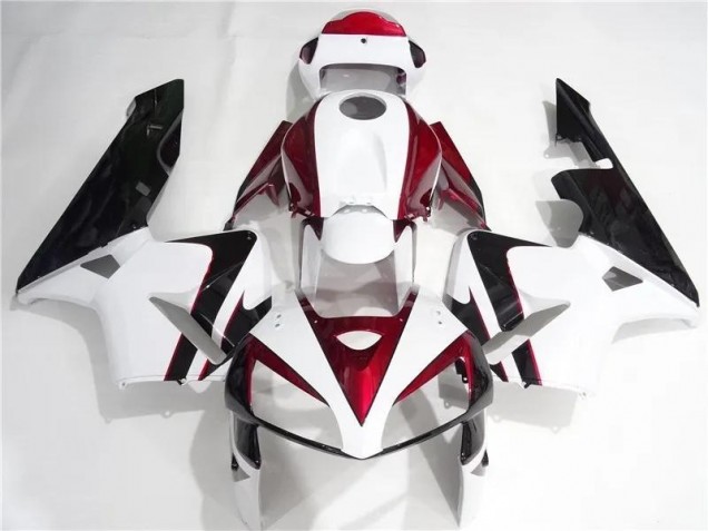 Rosso Bianco Nero Kits Carene Moto Completa Honda CBR 600 RR 2005-2006 Rosso Bianco Nero Kits Carene Moto Completa Honda CBR 600 RR 2005-2006