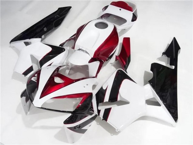 Rosso Bianco Nero Kits Carene Moto Completa Honda CBR 600 RR 2005-2006 Rosso Bianco Nero Kits Carene Moto Completa Honda CBR 600 RR 2005-2006