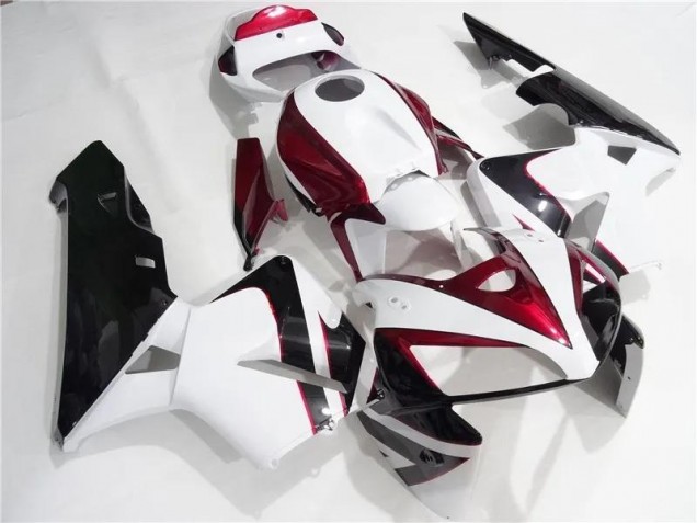 Rosso Bianco Nero Kits Carene Moto Completa Honda CBR 600 RR 2005-2006 Rosso Bianco Nero Kits Carene Moto Completa Honda CBR 600 RR 2005-2006