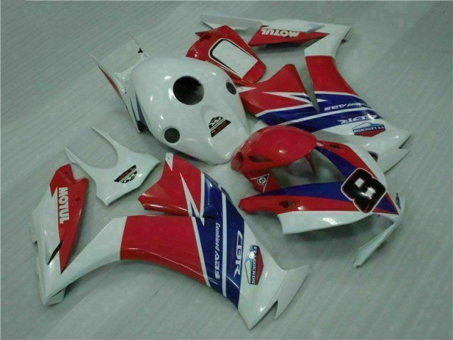 Rosso Blu Bianco Carene Moto Honda CBR 1000 RR 2012-2016 Rosso Blu Bianco Carene Moto Honda CBR 1000 RR 2012-2016