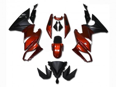 Rosso Carene Moto Kawasaki EX650 2009-2011