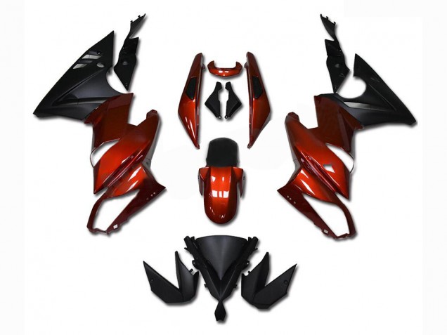 Rosso Carene Moto Kawasaki EX650 2009-2011