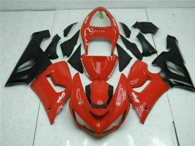 Rosso Carrozzeria Moto & Carena Moto Kawasaki ZX6R 2005-2006