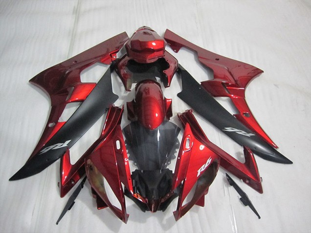Rosso Carrozzeria Moto & Carena Moto Yamaha R6 2006-2007 Rosso Carrozzeria Moto & Carena Moto Yamaha R6 2006-2007