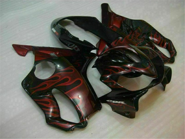 Rosso Fiamma Carene Moto Honda CBR 600 F4i 2004-2007 Rosso Fiamma Carene Moto Honda CBR 600 F4i 2004-2007