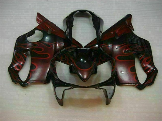 Rosso Fiamma Carene Moto Honda CBR 600 F4i 2004-2007 Rosso Fiamma Carene Moto Honda CBR 600 F4i 2004-2007