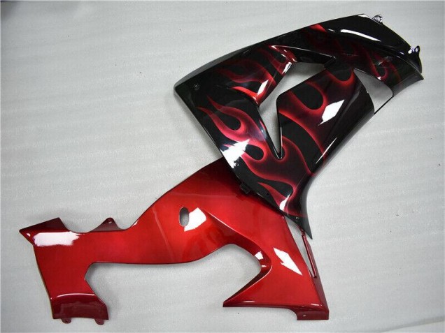Rosso Fiamma Carene Moto Kawasaki ZX10R 2006-2007