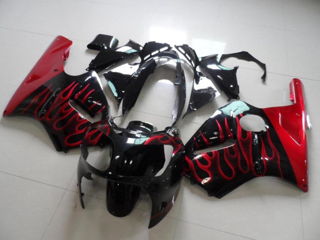 Rosso Fiamma Carene Moto Kawasaki ZX12R 2000-2001 Rosso Fiamma Carene Moto Kawasaki ZX12R 2000-2001