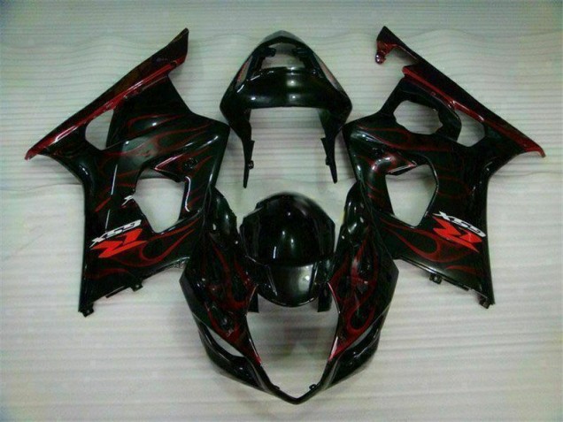 Rosso Fiamma Carene Moto Suzuki GSXR 1000 K3 2003-2004 Rosso Fiamma Carene Moto Suzuki GSXR 1000 K3 2003-2004