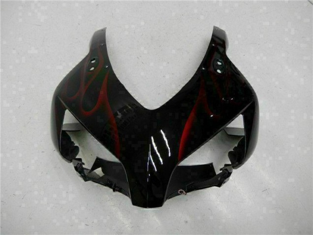 Rosso Fiamma Nero Carene Moto Honda CBR 1000 RR 2004-2005 Rosso Fiamma Nero Carene Moto Honda CBR 1000 RR 2004-2005