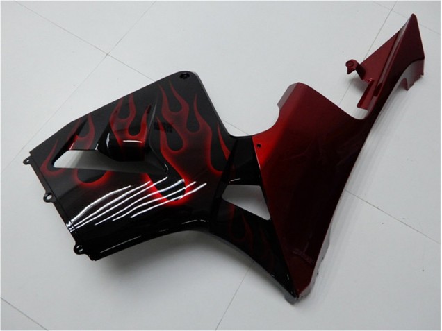 Rosso Fiamma Nero Carene Moto Honda CBR 600 RR 2005-2006 Rosso Fiamma Nero Carene Moto Honda CBR 600 RR 2005-2006