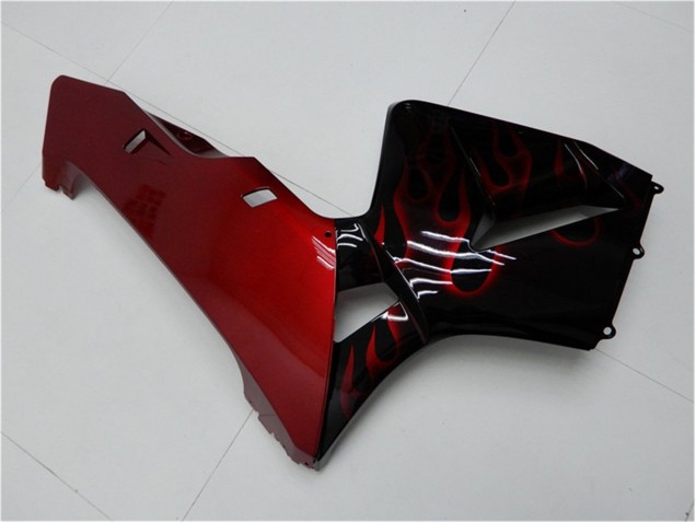Rosso Fiamma Nero Carene Moto Honda CBR 600 RR 2005-2006 Rosso Fiamma Nero Carene Moto Honda CBR 600 RR 2005-2006