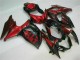 Rosso Fiamma Nero Carene Moto Suzuki GSXR 1000 K9 2009-2016 Rosso Fiamma Nero Carene Moto Suzuki GSXR 1000 K9 2009-2016