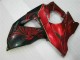Rosso Fiamma Nero Carene Moto Suzuki GSXR 1000 K9 2009-2016 Rosso Fiamma Nero Carene Moto Suzuki GSXR 1000 K9 2009-2016