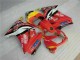 Rosso Giallo Carene Moto Kawasaki EX250 2008-2012 Rosso Giallo Carene Moto Kawasaki EX250 2008-2012