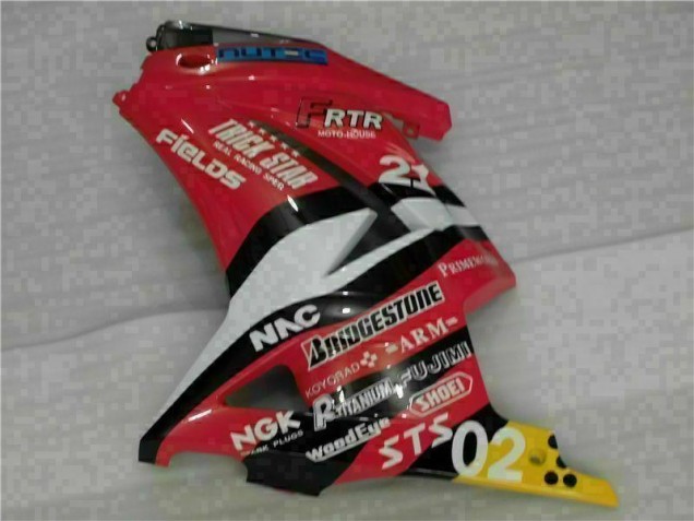 Rosso Giallo Carene Moto Kawasaki EX250 2008-2012 Rosso Giallo Carene Moto Kawasaki EX250 2008-2012