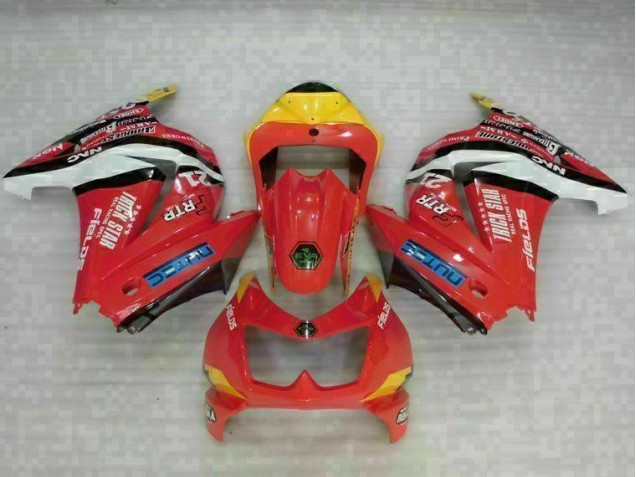 Rosso Giallo Carene Moto Kawasaki EX250 2008-2012 Rosso Giallo Carene Moto Kawasaki EX250 2008-2012