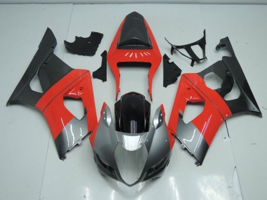 Rosso & Grigio Carene Moto Suzuki GSXR 1000 K3 2003-2004