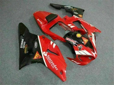 Rosso Kit Carenatura Moto Completa Yamaha R1 2000-2001