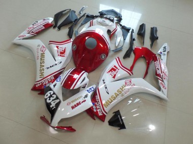 Rosso Musashi Carene Moto Honda CBR 1000 RR 2012-2016