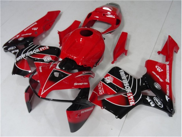 Rosso Nero ABS Kit Carenatura Moto Honda CBR 600 RR 2005-2006 Rosso Nero ABS Kit Carenatura Moto Honda CBR 600 RR 2005-2006