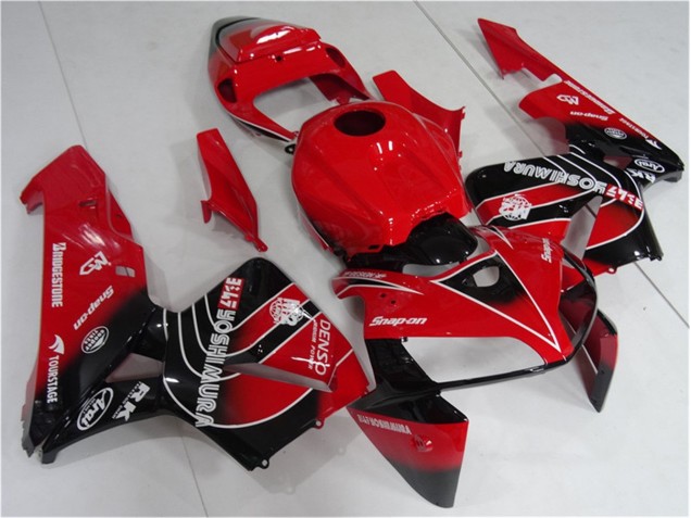 Rosso Nero ABS Kit Carenatura Moto Honda CBR 600 RR 2005-2006 Rosso Nero ABS Kit Carenatura Moto Honda CBR 600 RR 2005-2006