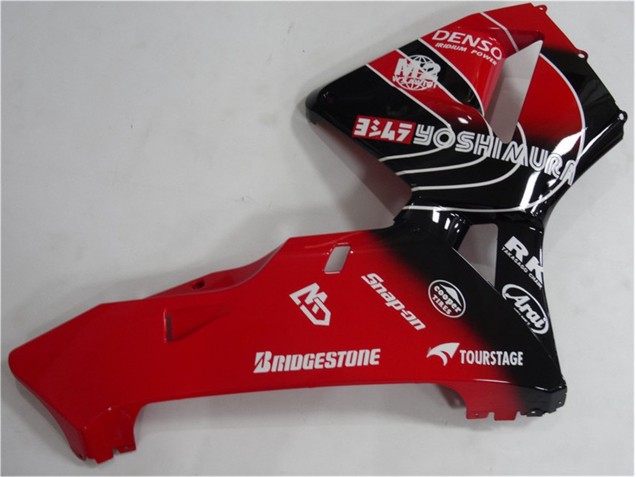 Rosso Nero ABS Kit Carenatura Moto Honda CBR 600 RR 2005-2006 Rosso Nero ABS Kit Carenatura Moto Honda CBR 600 RR 2005-2006