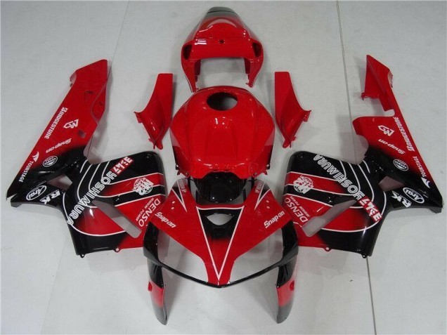 Rosso Nero ABS Kit Carenatura Moto Honda CBR 600 RR 2005-2006 Rosso Nero ABS Kit Carenatura Moto Honda CBR 600 RR 2005-2006