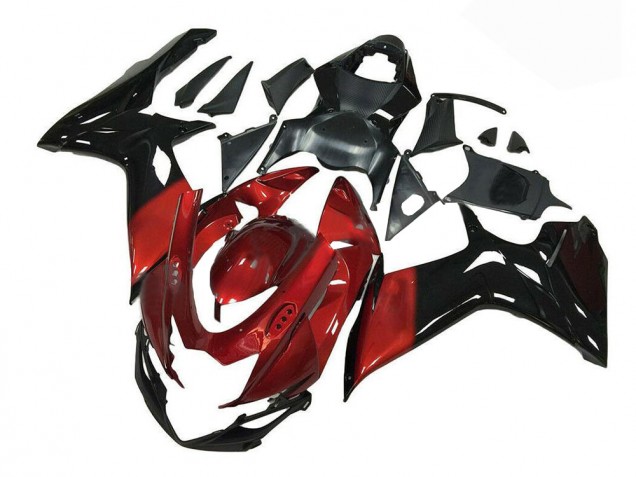 Rosso Nero ABS Kit Carenatura Moto Suzuki GSXR 600 / 750 K11 2011-2024 Rosso Nero ABS Kit Carenatura Moto Suzuki GSXR 600 / 750 K11 2011-2024