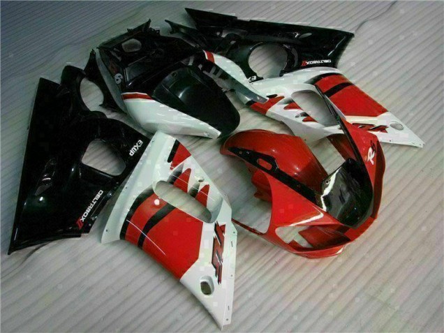 Rosso Nero ABS Kit Carenatura Moto Yamaha R6 1998-2002 Rosso Nero ABS Kit Carenatura Moto Yamaha R6 1998-2002
