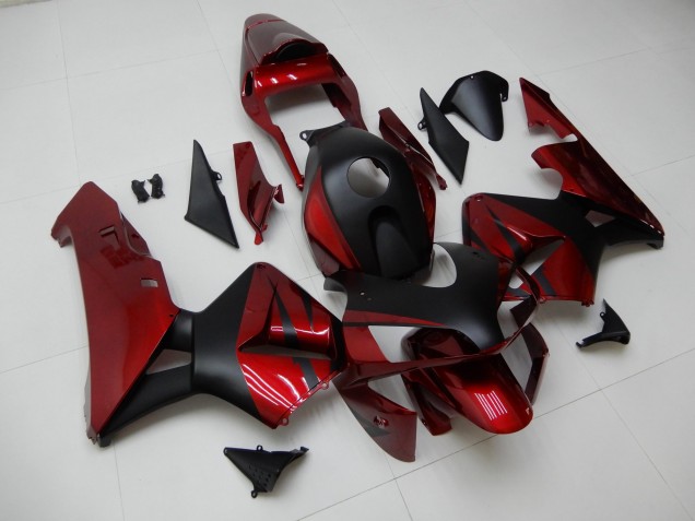 Rosso Nero ABS Kits Carena Moto Honda CBR 600 RR 2003-2004 Rosso Nero ABS Kits Carena Moto Honda CBR 600 RR 2003-2004