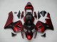 Rosso Nero ABS Kits Carena Moto Honda CBR 600 RR 2003-2004 Rosso Nero ABS Kits Carena Moto Honda CBR 600 RR 2003-2004