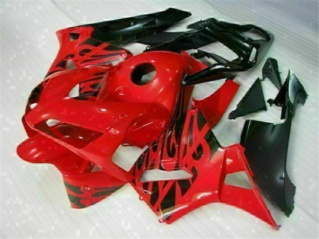 Rosso Nero ABS Kits Carene Moto Honda CBR 600 RR 2003-2004 Rosso Nero ABS Kits Carene Moto Honda CBR 600 RR 2003-2004