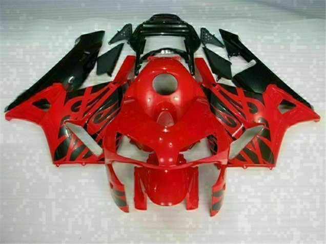 Rosso Nero ABS Kits Carene Moto Honda CBR 600 RR 2003-2004 Rosso Nero ABS Kits Carene Moto Honda CBR 600 RR 2003-2004