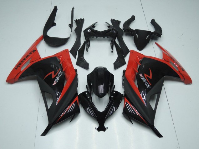 Rosso Nero ABS Kits Carene Moto Kawasaki ZX 300R 2013-2016 Rosso Nero ABS Kits Carene Moto Kawasaki ZX 300R 2013-2016