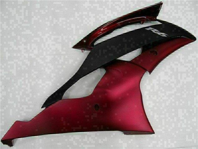 Rosso Nero ABS Moto Plastica & Carena Yamaha R6 2008-2016 Rosso Nero ABS Moto Plastica & Carena Yamaha R6 2008-2016