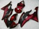 Rosso Nero ABS Moto Plastica & Carena Yamaha R6 2008-2016 Rosso Nero ABS Moto Plastica & Carena Yamaha R6 2008-2016