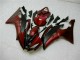 Rosso Nero ABS Moto Plastica & Carene Yamaha R6 2008-2016 Rosso Nero ABS Moto Plastica & Carene Yamaha R6 2008-2016