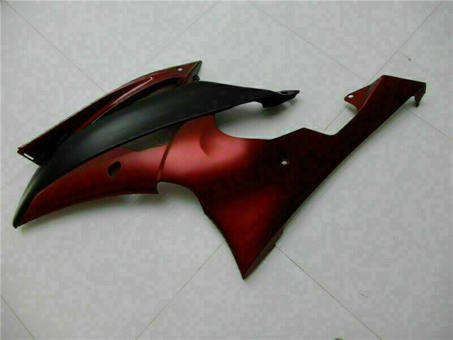 Rosso Nero ABS Moto Plastica & Carene Yamaha R6 2008-2016 Rosso Nero ABS Moto Plastica & Carene Yamaha R6 2008-2016