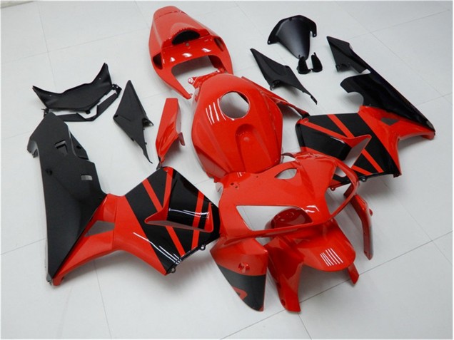 Rosso Nero ABS Plastica Moto & Carenatura Moto Honda CBR 600 RR 2005-2006 Rosso Nero ABS Plastica Moto & Carenatura Moto Honda CBR 600 RR 2005-2006