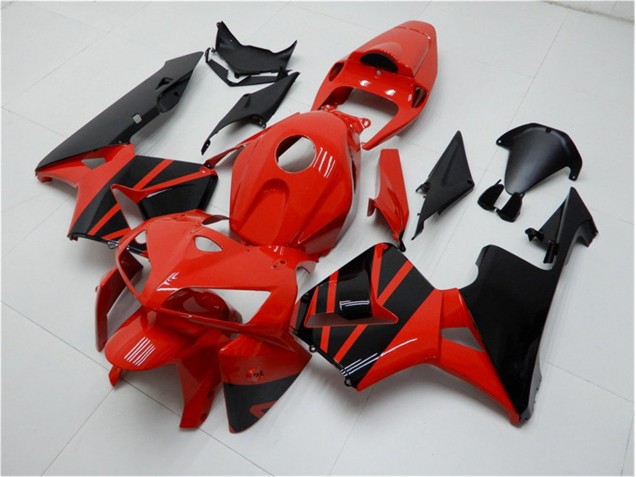Rosso Nero ABS Plastica Moto & Carenatura Moto Honda CBR 600 RR 2005-2006 Rosso Nero ABS Plastica Moto & Carenatura Moto Honda CBR 600 RR 2005-2006
