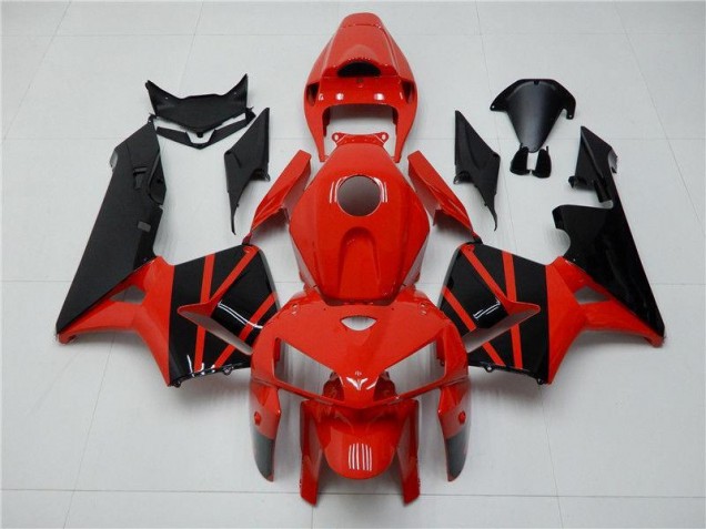 Rosso Nero ABS Plastica Moto & Carenatura Moto Honda CBR 600 RR 2005-2006 Rosso Nero ABS Plastica Moto & Carenatura Moto Honda CBR 600 RR 2005-2006