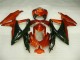 Rosso Nero ABS Plastica Moto Suzuki GSXR 600 / 750 K8 2008-2010 Rosso Nero ABS Plastica Moto Suzuki GSXR 600 / 750 K8 2008-2010