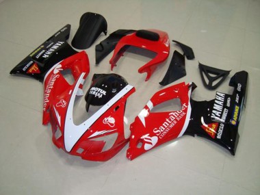 Rosso Nero Bianco Carene Moto Yamaha R1 1998-1999