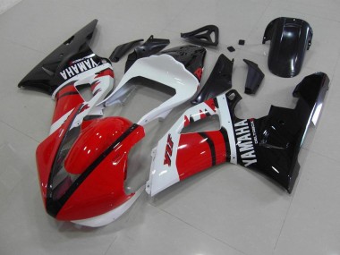 Rosso Nero Bianco Corsa Versione Carene Moto Yamaha R1 2000-2001