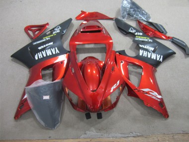 Rosso Nero Bianco Decal Carene Moto Yamaha R1 1998-1999