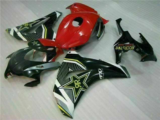 Rosso Nero Carene Moto Honda CBR 1000 RR 2008-2011 Rosso Nero Carene Moto Honda CBR 1000 RR 2008-2011