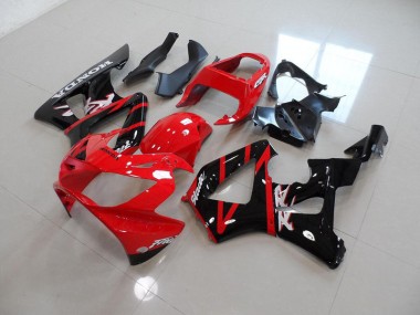 Rosso Nero Carene Moto Honda CBR 900 RR 929 2000-2001