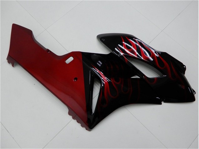 Rosso Nero Carene Moto & Plastica Moto Honda CBR 1000 RR 2004-2005 Rosso Nero Carene Moto & Plastica Moto Honda CBR 1000 RR 2004-2005