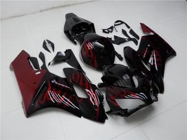 Rosso Nero Carene Moto & Plastica Moto Honda CBR 1000 RR 2004-2005